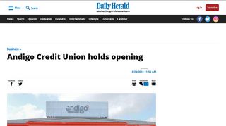 Andigo Credit Union holds opening - Daily Herald