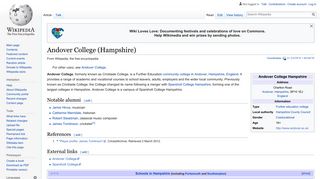 Andover College (Hampshire) - Wikipedia