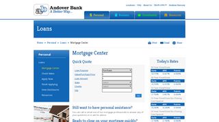 Andover Bank online