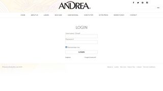 Andrea | Member Login