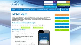 Mobile Apps - Andrews Federal Credit Union