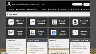 Staff Access - Andrews Independent School District