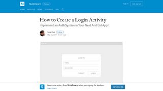 How to Create a Login Activity – Sketchware – Medium