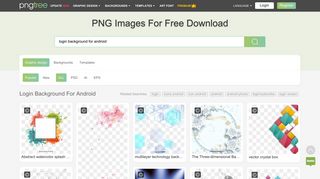 Login Background For Android PNG Images | Vectors and PSD Files ...