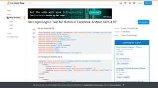 Set Login/Logout Text for Button in Facebook Android SDK 4.0 ...