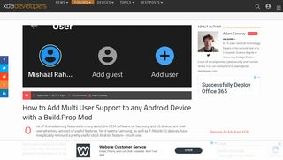 How to Add Multi User Support to any Android Device with a Build ...