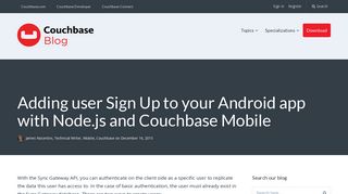 Adding user Sign Up to your Android app with Node.js and ...