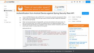 Authentification from Android Device against Spring Security Rest ...