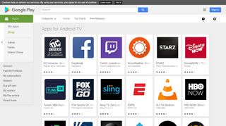 Apps for Android TV - Android Apps on Google Play