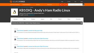 KB1OIQ - Andy's Ham Radio Linux Activity - SourceForge