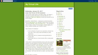 My Virtual Life: Andy's Ham Version 20 VM Installation