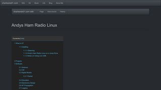 Andys Ham Radio Linux - charlesreid1
