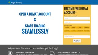 Open Demat Account Online | Demat & Trading ... - Angel Broking