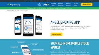 Angel Broking App Share Trading Application for Smart Phones ...