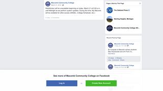 Macomb Community College - Facebook
