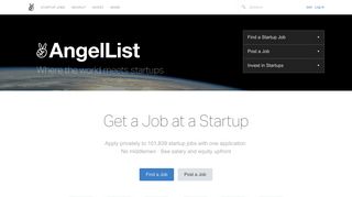 AngelList - Where the world meets startups