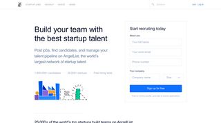 Recruit top talent - AngelList