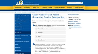 Gaming Console Instructions - Angelo State University