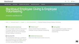 Employee Giving & Employee Volunteering | Blackbaud