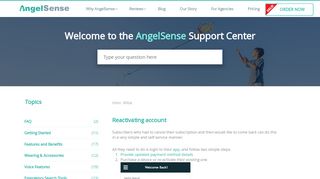Reactivate Account - the AngelSense Support Center