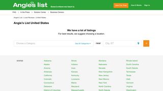 United States Directory for Contractors, Plumbers ... - Angie's List