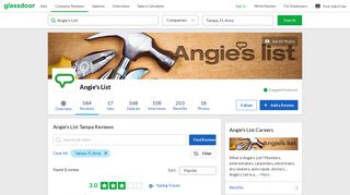 Angie's List Reviews in Tampa, FL | Glassdoor