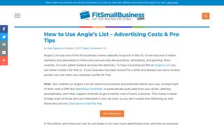 How to Use Angie's List – Advertising Costs & Pro Tips