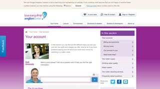 Your account | Your home | Anglian Water