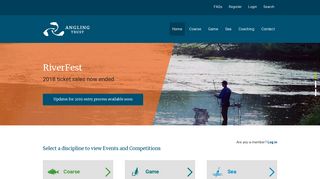Angling Trust Online Booking System