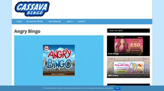 Angry Bingo | Claim 120 FREE Bingo Tickets Here! - Cassava Bingo