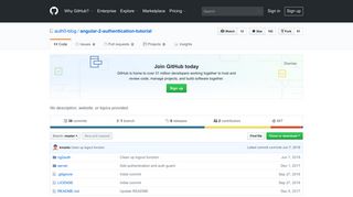 GitHub - auth0-blog/angular-2-authentication-tutorial