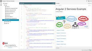 Angular 2 Services Example - Plunker