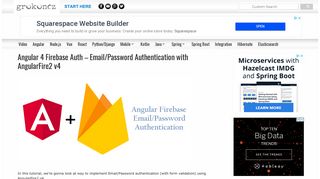 Angular 4 Firebase Auth - Email/Password Authentication with ...