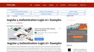 Angular 4 Authentication Login 10+ Examples - PHPCodify