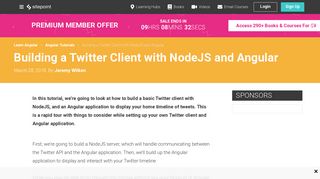 Building a Twitter Client with NodeJS and Angular — SitePoint