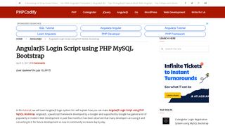 AngularJS Login Script using PHP MySQL Bootstrap - PHPCodify