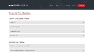 FAQ - Angus Reid Forum
