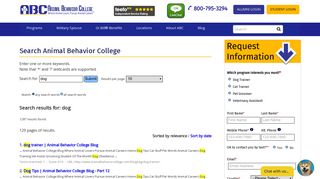 Search the Animal Behavior College Web Site