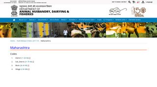 Maharashtra | Department of Animal Husbandry, Dairying & Fisheries