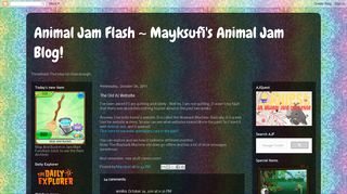 Animal Jam Flash ~ Mayksufi's Animal Jam Blog!: The Old AJ Website