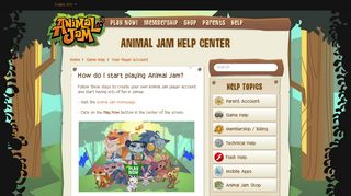 How do I start playing Animal Jam? – Animal Jam Help Center