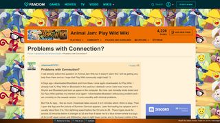 Problems with Connection? | Play Wild Wiki | FANDOM powered by ...