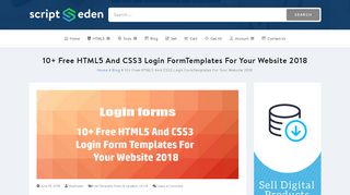 10+ Free HTML5 And CSS3 Login FormTemplates For Your Website ...