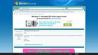 Animated GIF at the Logon screen - Windows 7 Help Forums