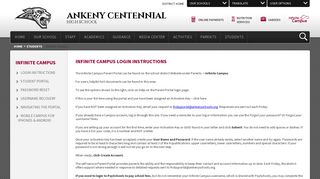 Infinite Campus / Login Instructions - Ankeny Community School District