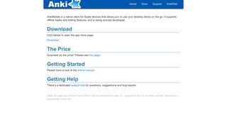 AnkiMobile - Anki - powerful, intelligent flashcards - AnkiWeb