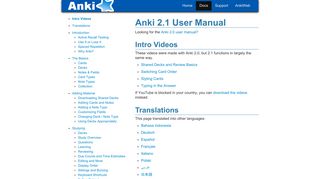 Anki Manual - AnkiWeb