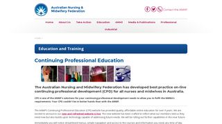 Continuing Professional Education - Australian Nursing & Midwifery ...