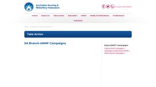 Australian Nursing & Midwifery Federation - SA Branch ANMF ...