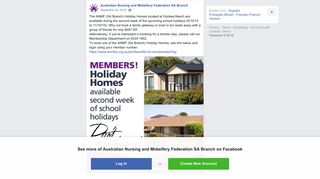 The ANMF (SA Branch) Holiday Homes... - Australian Nursing and ...